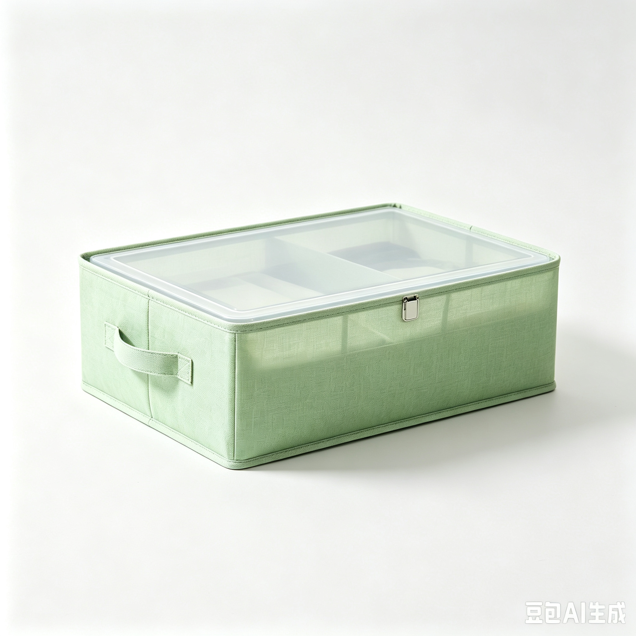 Cotton-Linen Visible Storage Box