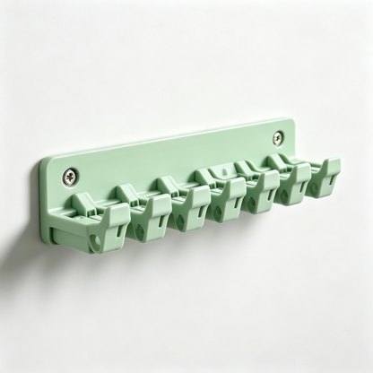 Wall-Mounted Multi-Hook Organizer