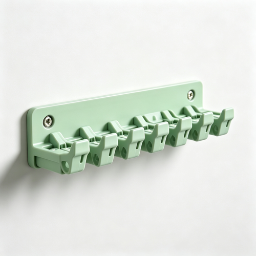 Wall-Mounted Multi-Hook Organizer