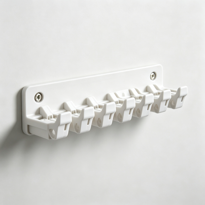 Wall-Mounted Multi-Hook Organizer