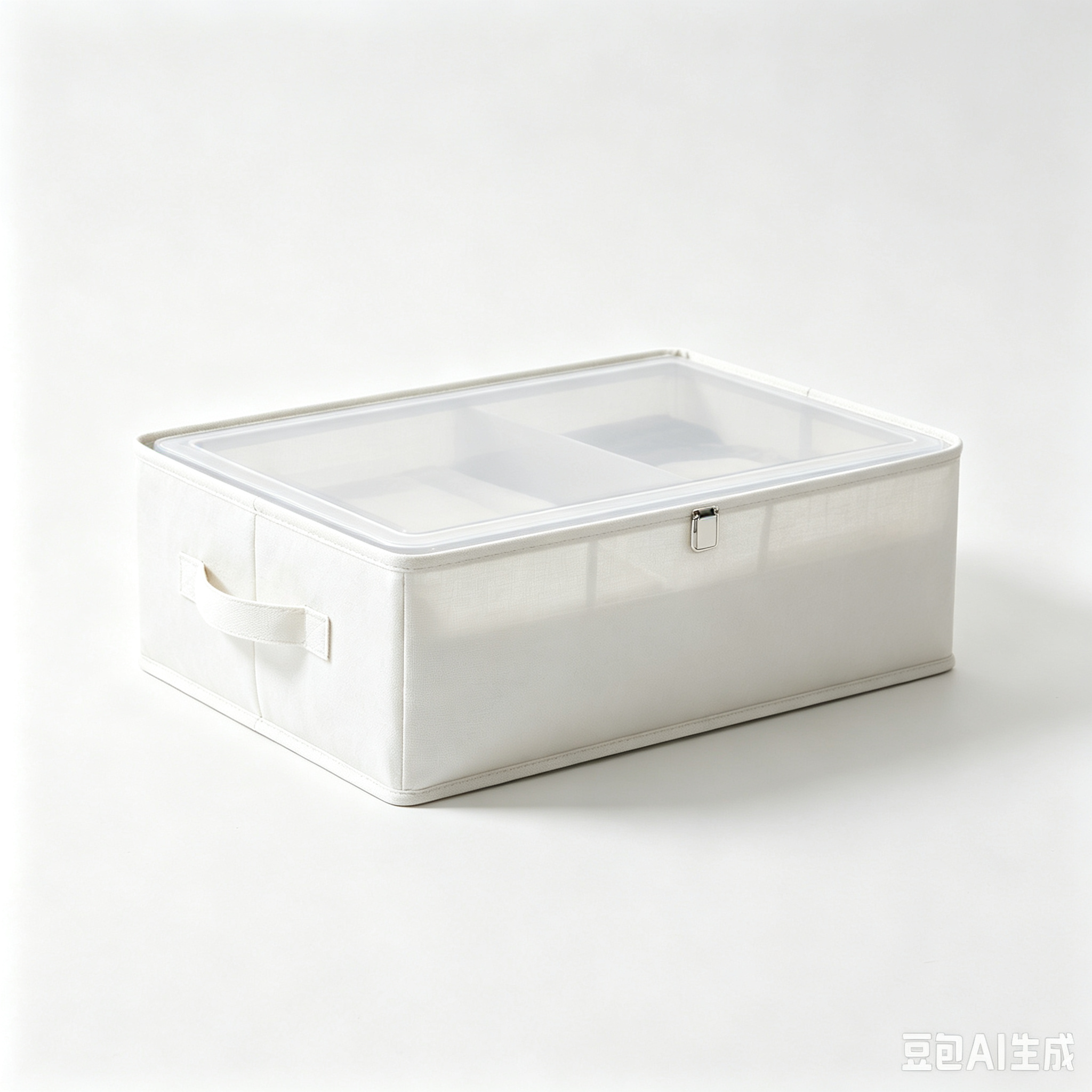 Cotton-Linen Visible Storage Box